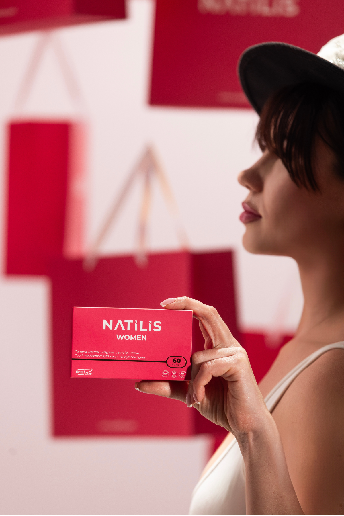 Natilis Women Turnera Ekstresi, L-Arginin, L-Sitrulin & Multivitamin Komplex Formül - 60 Kapsül