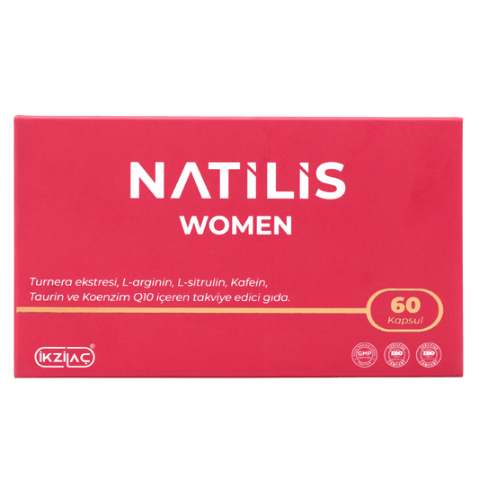 Natilis Women Turnera Ekstresi, L-Arginin, L-Sitrulin & Multivitamin Komplex Formül - 60 Kapsül