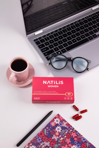 Natilis Women Turnera Ekstresi, L-Arginin, L-Sitrulin & Multivitamin Komplex Formül - 60 Kapsül