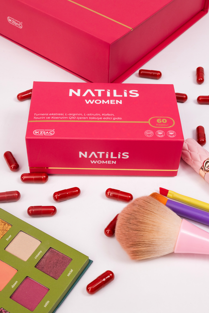 Natilis Women Turnera Ekstresi, L-Arginin, L-Sitrulin & Multivitamin Komplex Formül - 60 Kapsül